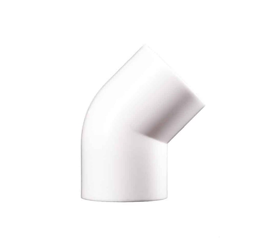 WAGNER White 25mm 45º Bend (Pack of 10) (01-10-9236) - JEM Systems UK