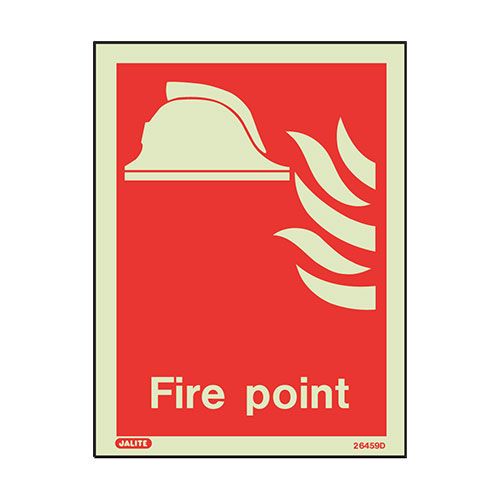 Firechief Sign FIRE POINT Photolum (6459D/R)