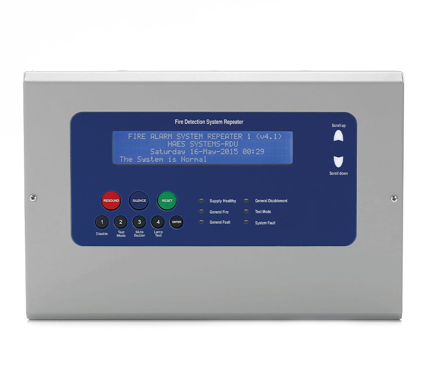 HAES Esento Conventional LCD Remote Display Repeater Panel (XL-RDU) - JEM Systems UK