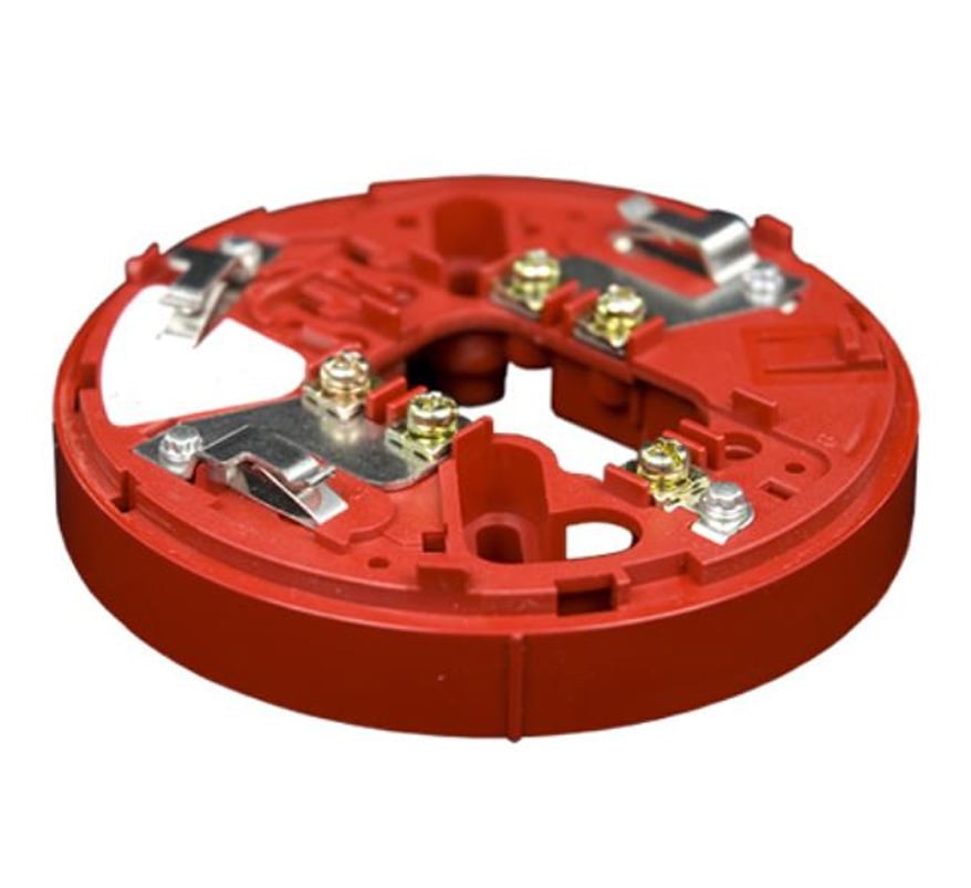 Hochiki YBO-R/3(RED) Mounting Base for Wall Sounders (Red) - JEM Systems UK