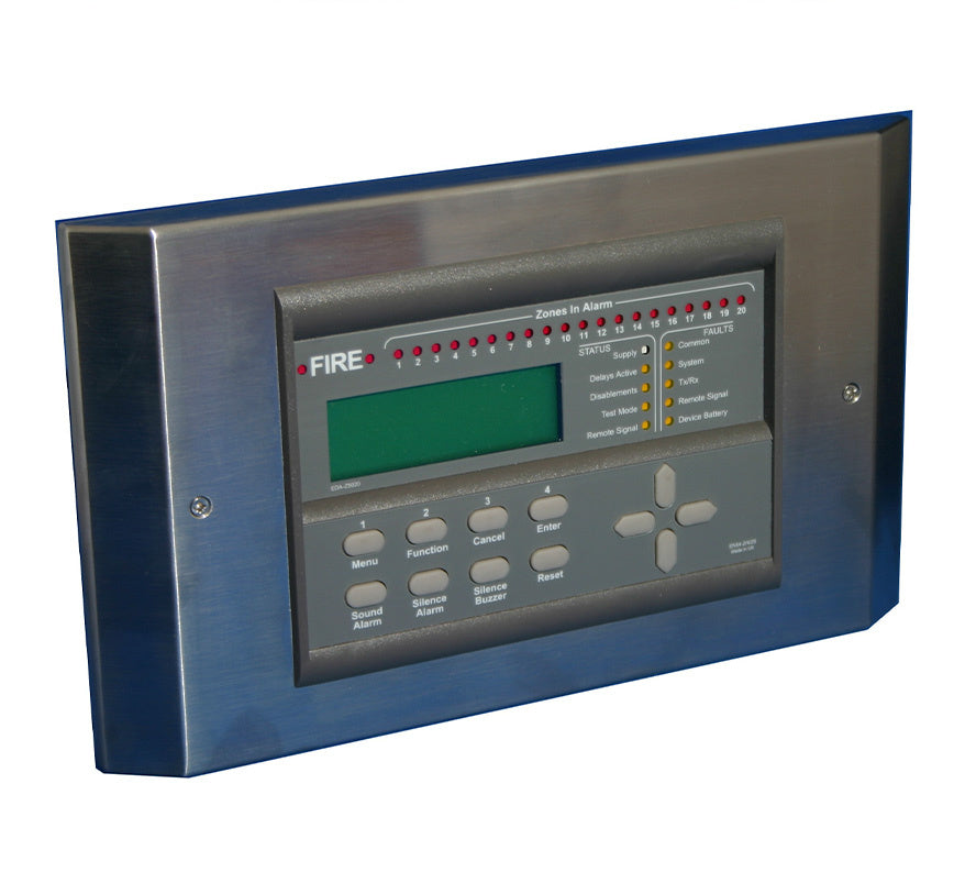 Electro Detectors Zerio Plus 8 Zone Surface Mounted Wired Remote Display (Stainless Steel) (EDA-Z5008SS) - JEM Systems UK