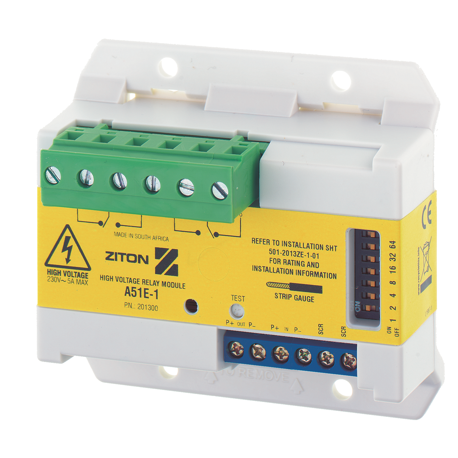 Ziton 201301 A51E-1 Dual Mains Relay Output - JEM Systems UK