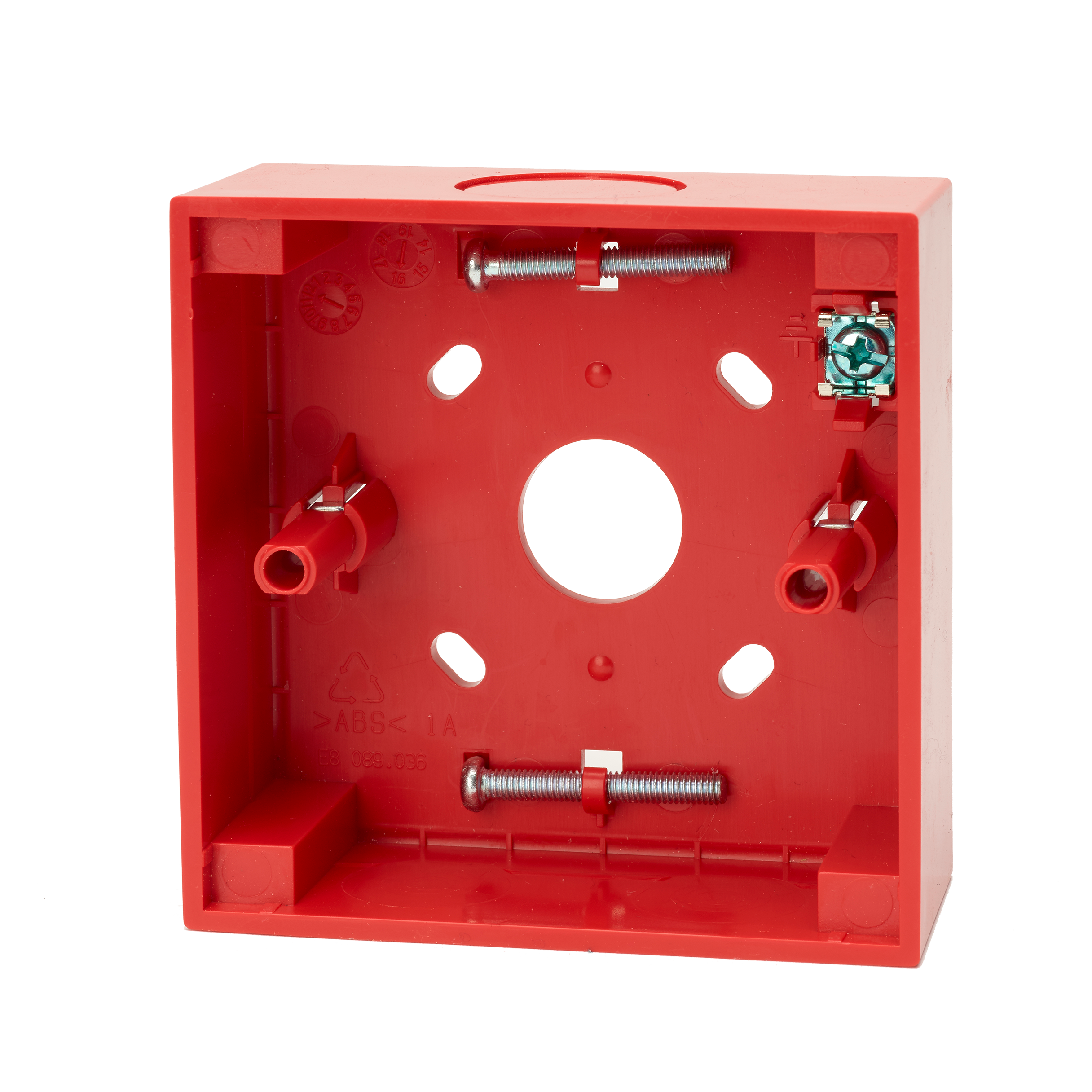 Ziton N-MC-BB-R Intelligent MCP Accessory - Back Box - RED - JEM Systems UK