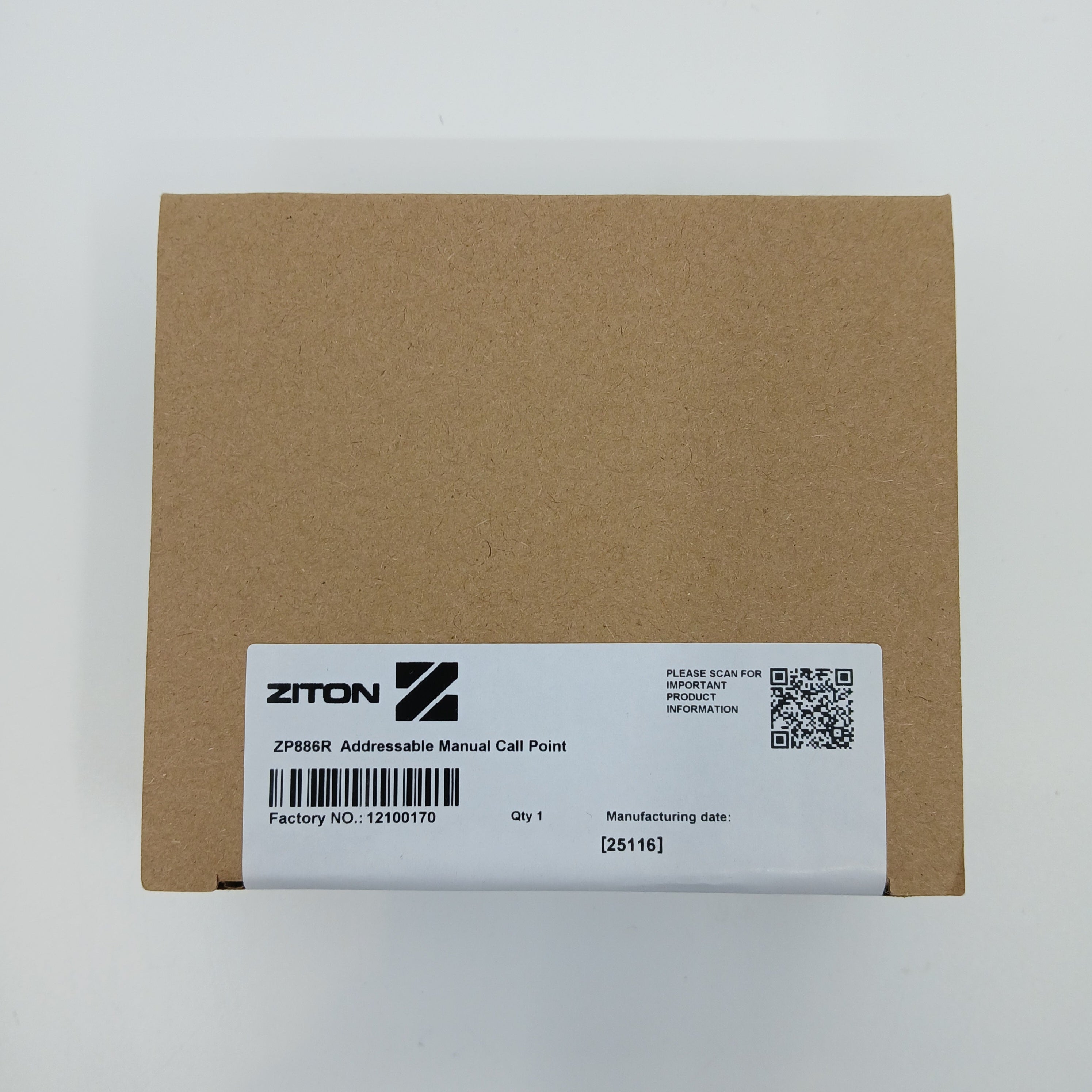 Ziton ZP886R Intelligent Addressable Manual Call Point (Replaces 172101 and ZP885) - JEM Systems UK