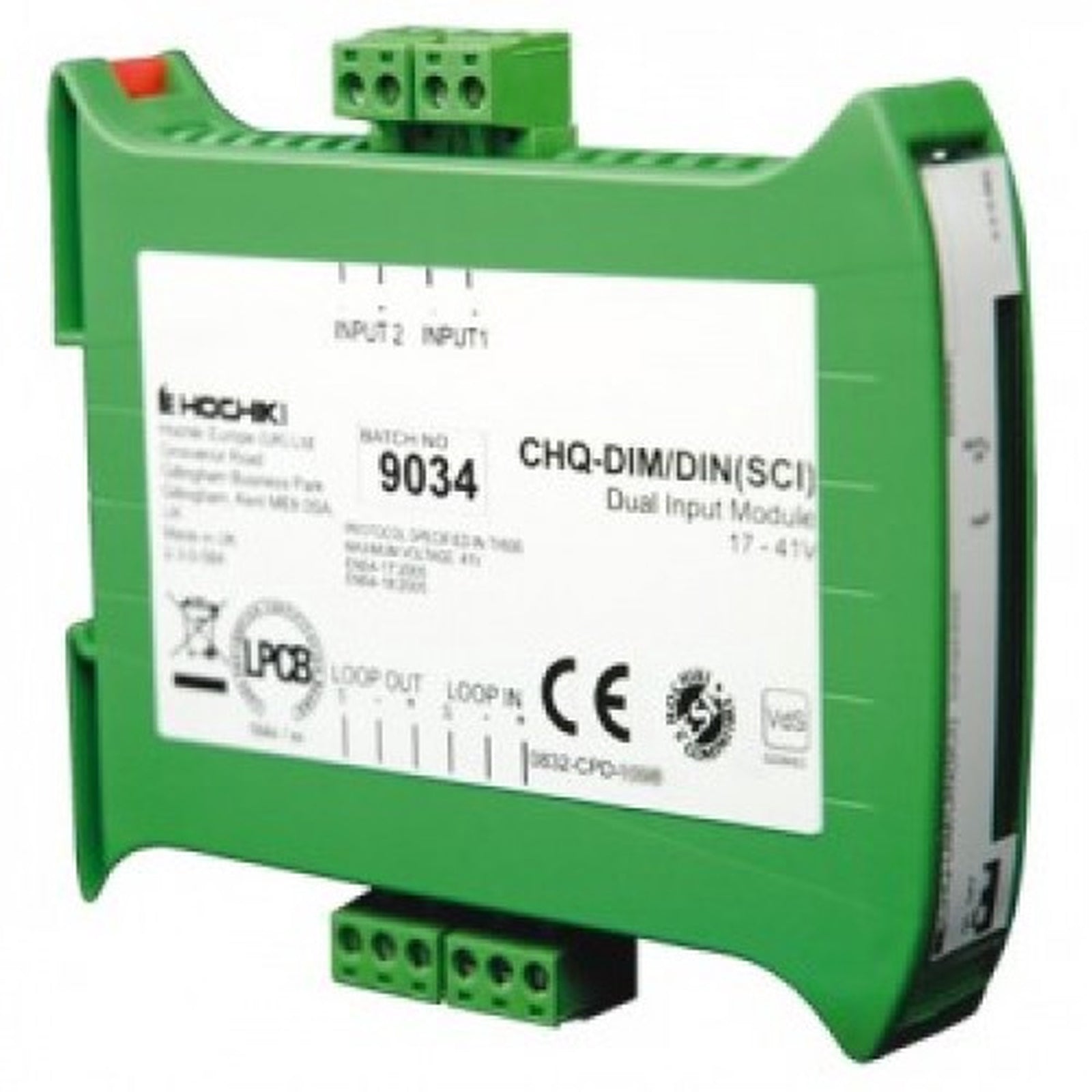 Hochiki Dual Input Module DIN Enclosure with SCI