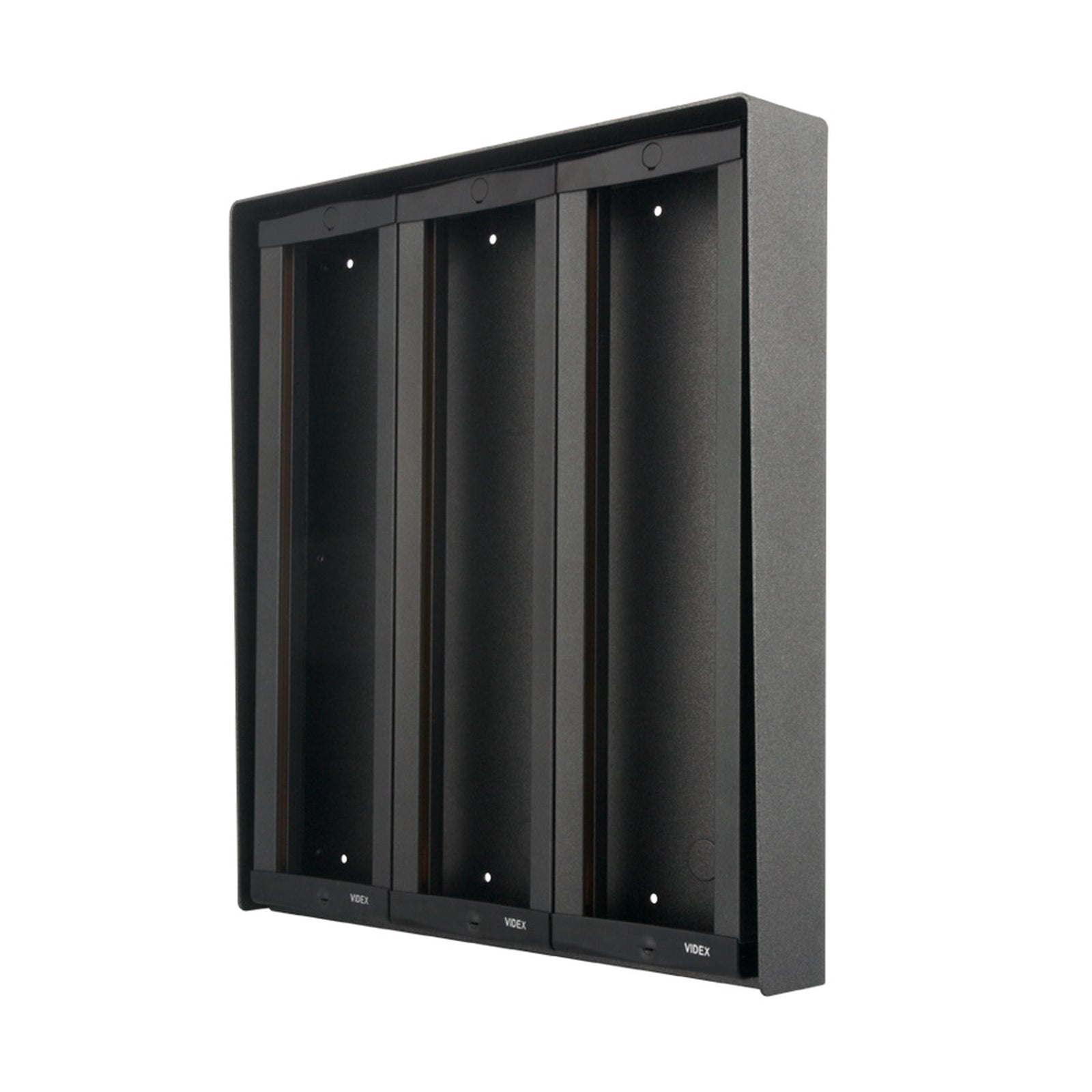 Videx 8000 Series 9 Module 3 Row Surface Box Black