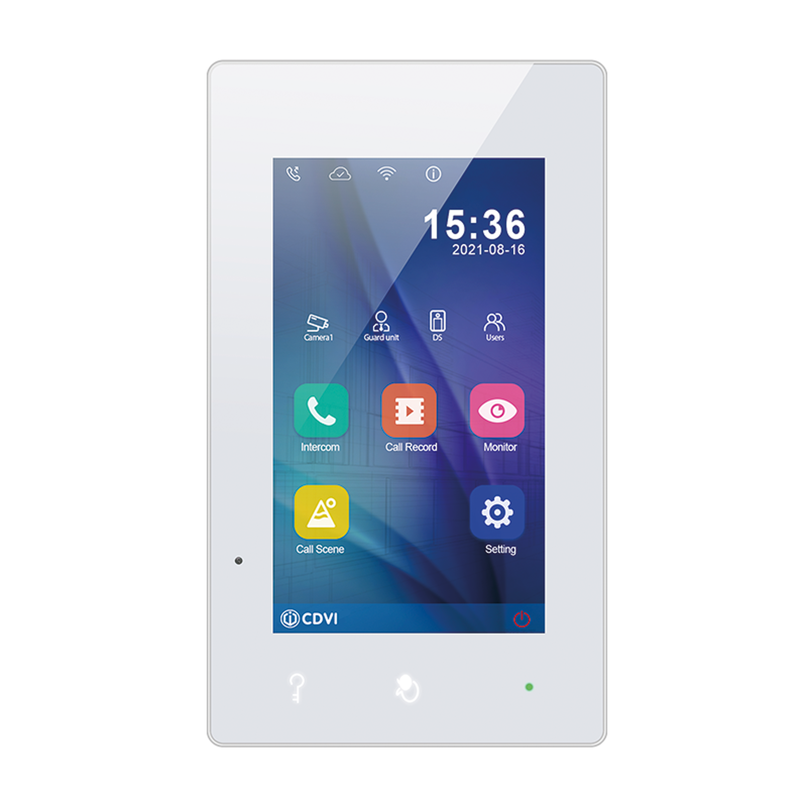 CDVI 2EASY 2-Wire 7" WiFi Enabled Monitor White