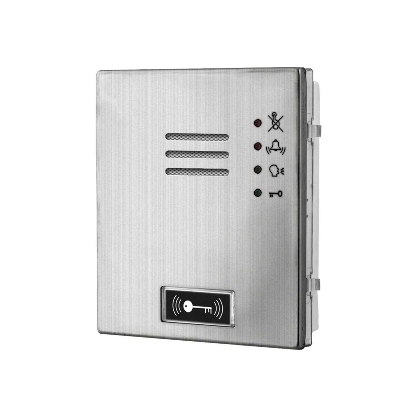 Videx 0 Button & Proximity Access 4G GSM Module Matt Stainless Steel
