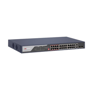Hikvision 24 Port Fast Ethernet Unmanaged POE Switch