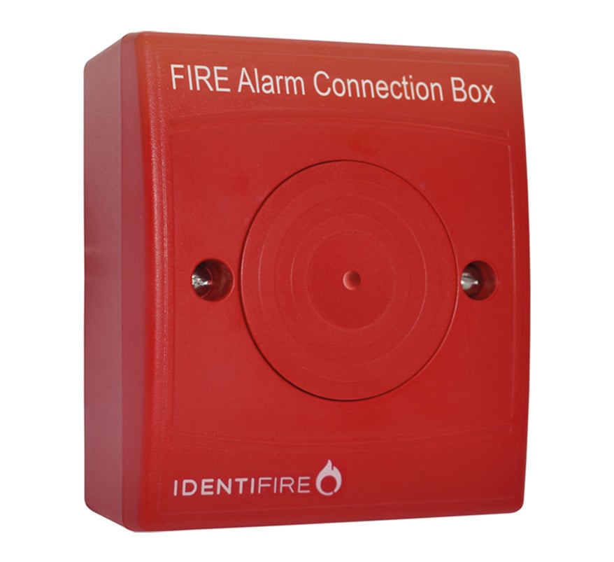 Vimpex Identifire Alarm System Connection Box, Red, Surface Mount (10-2410RSX-S) - JEM Systems UK