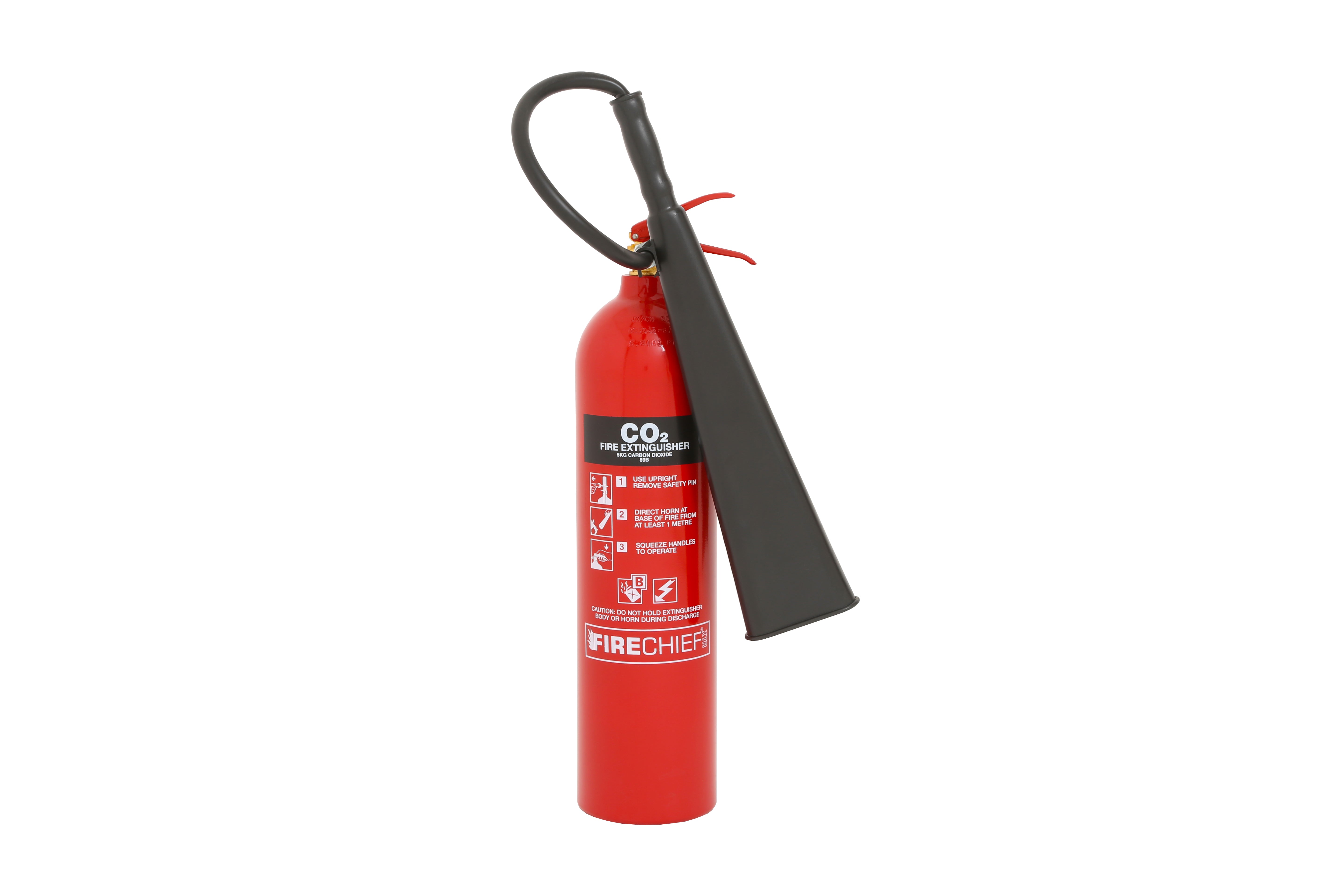 Firechief XTR 5kg CO2 Extinguisher (FXC5) - JEM Systems UK