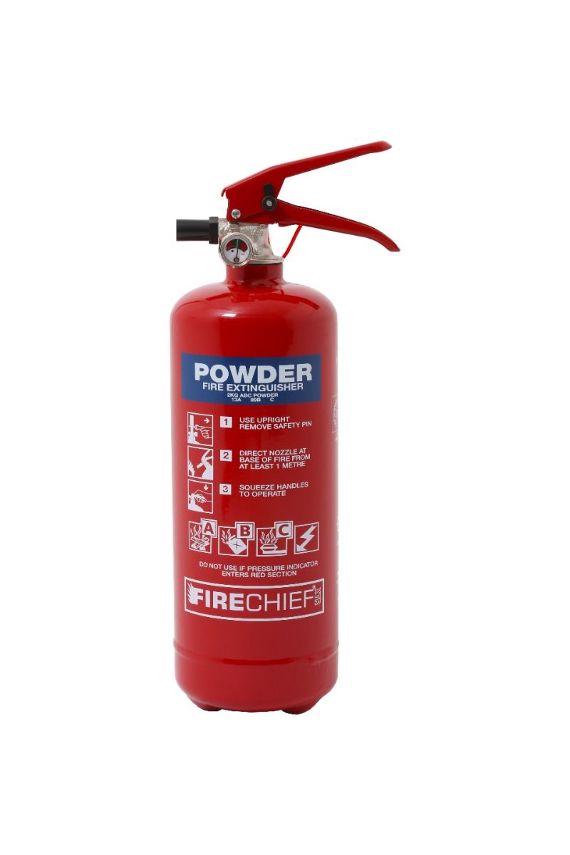 Firechief XTR 2kg Powder Extinguisher (FXP2) - JEM Systems UK