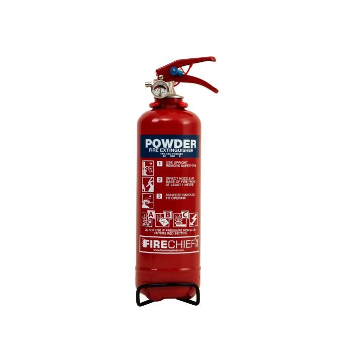 Firechief Power Plus 1kg Powder Extinguisher (PPP1) - JEM Systems UK