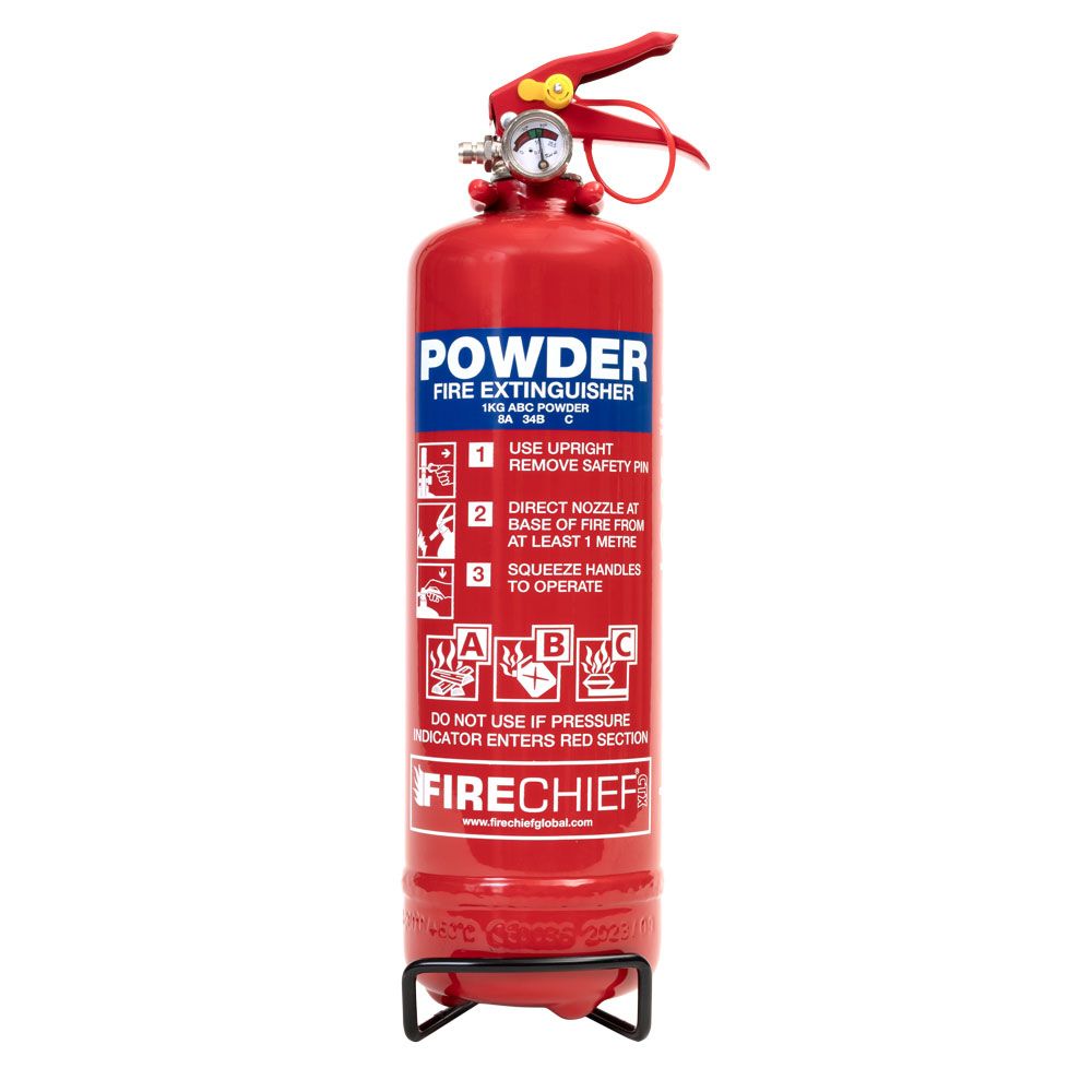 Firechief CTX 1kg Powder Extinguisher (CXP1) - JEM Systems UK