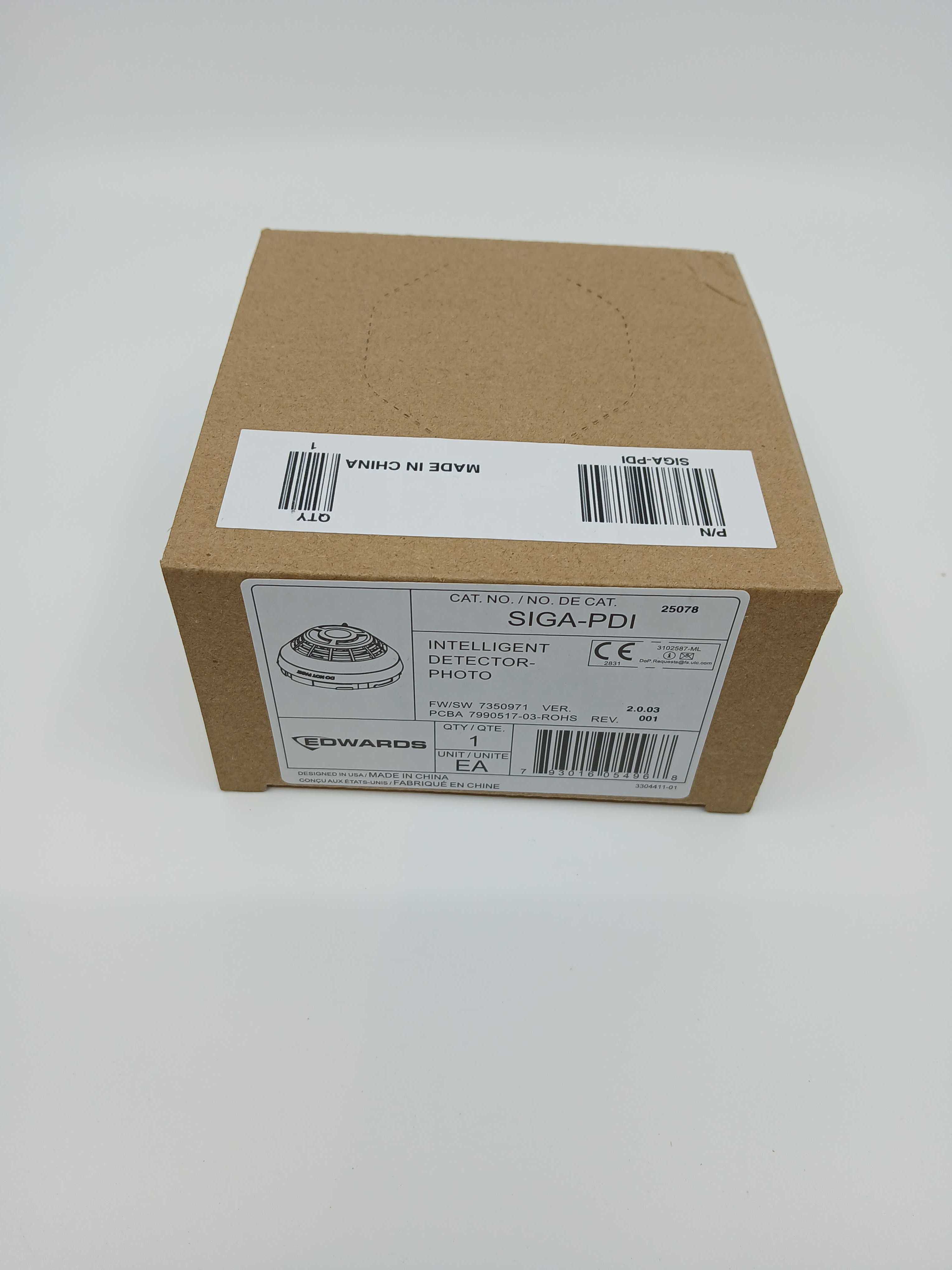 Edwards SIGA-PDI Intelligent Photoelectric Smoke Detector - EN54 Listed - JEM Systems UK