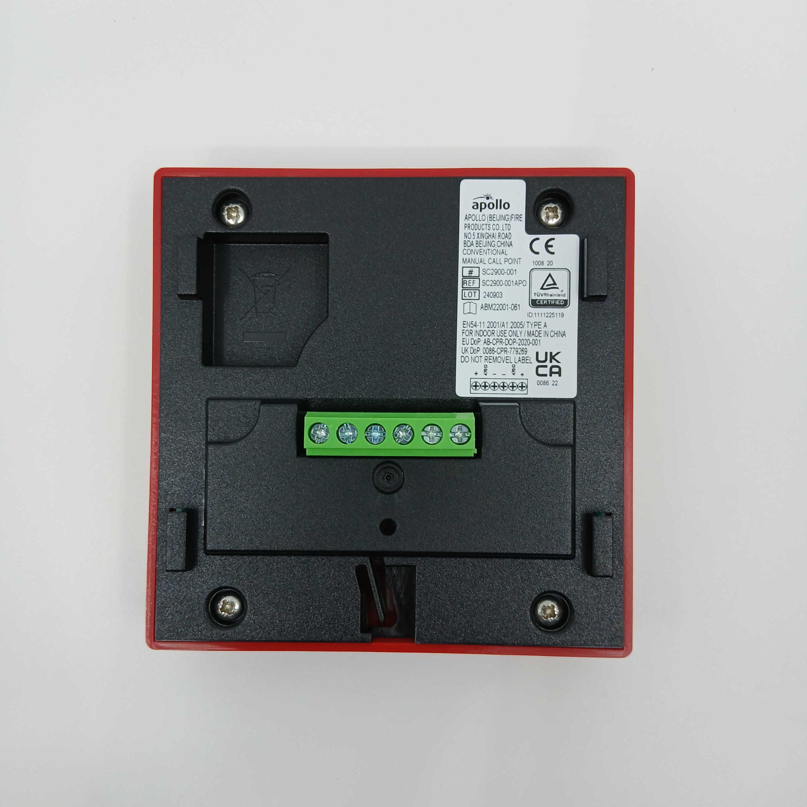 Apollo SC2900-001APO Conventional Manual Call Point - JEM Systems UK