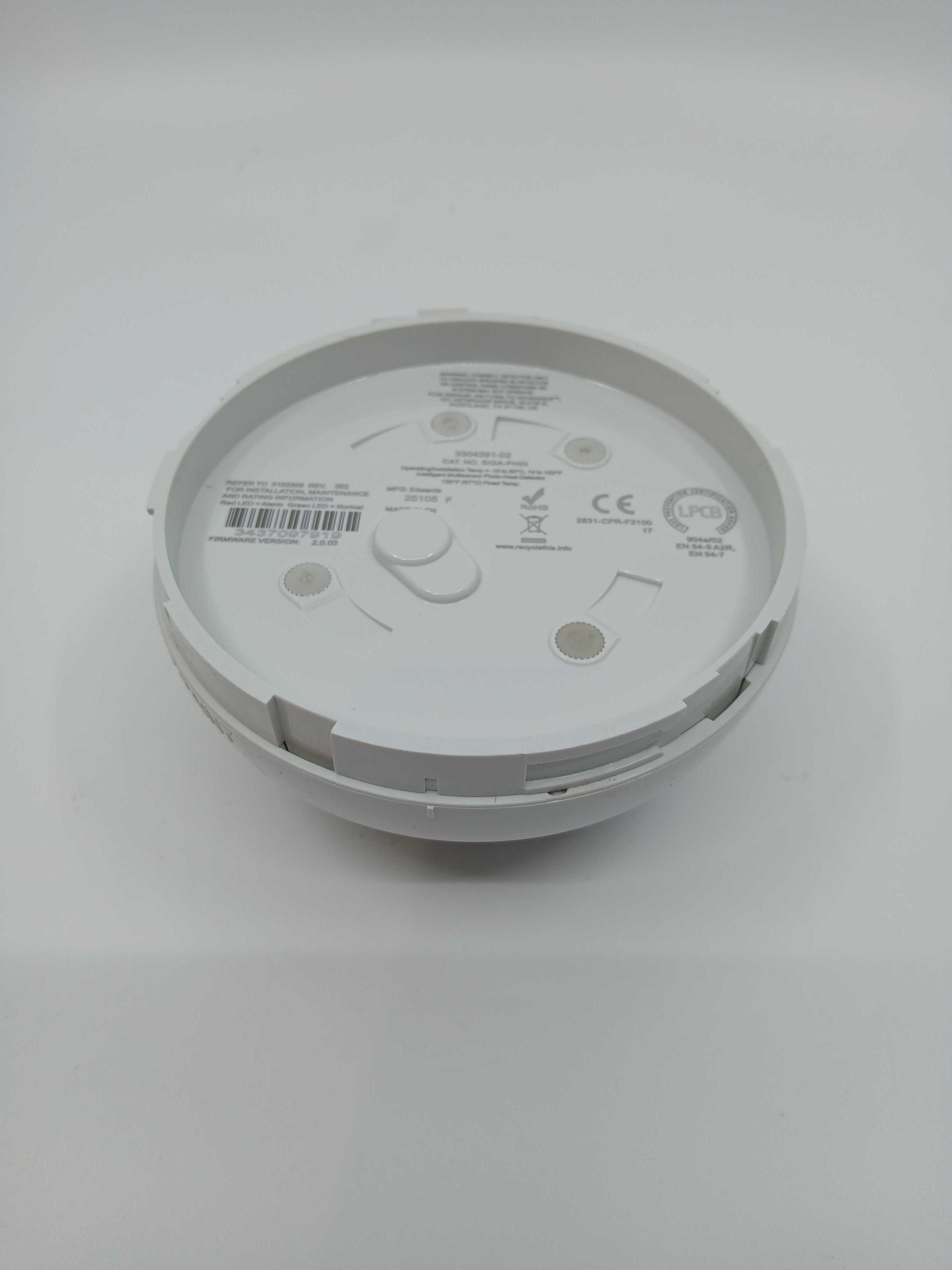 Edwards SIGA-PHDI Intelligent Photo and Heat Detector - EN54 Listed