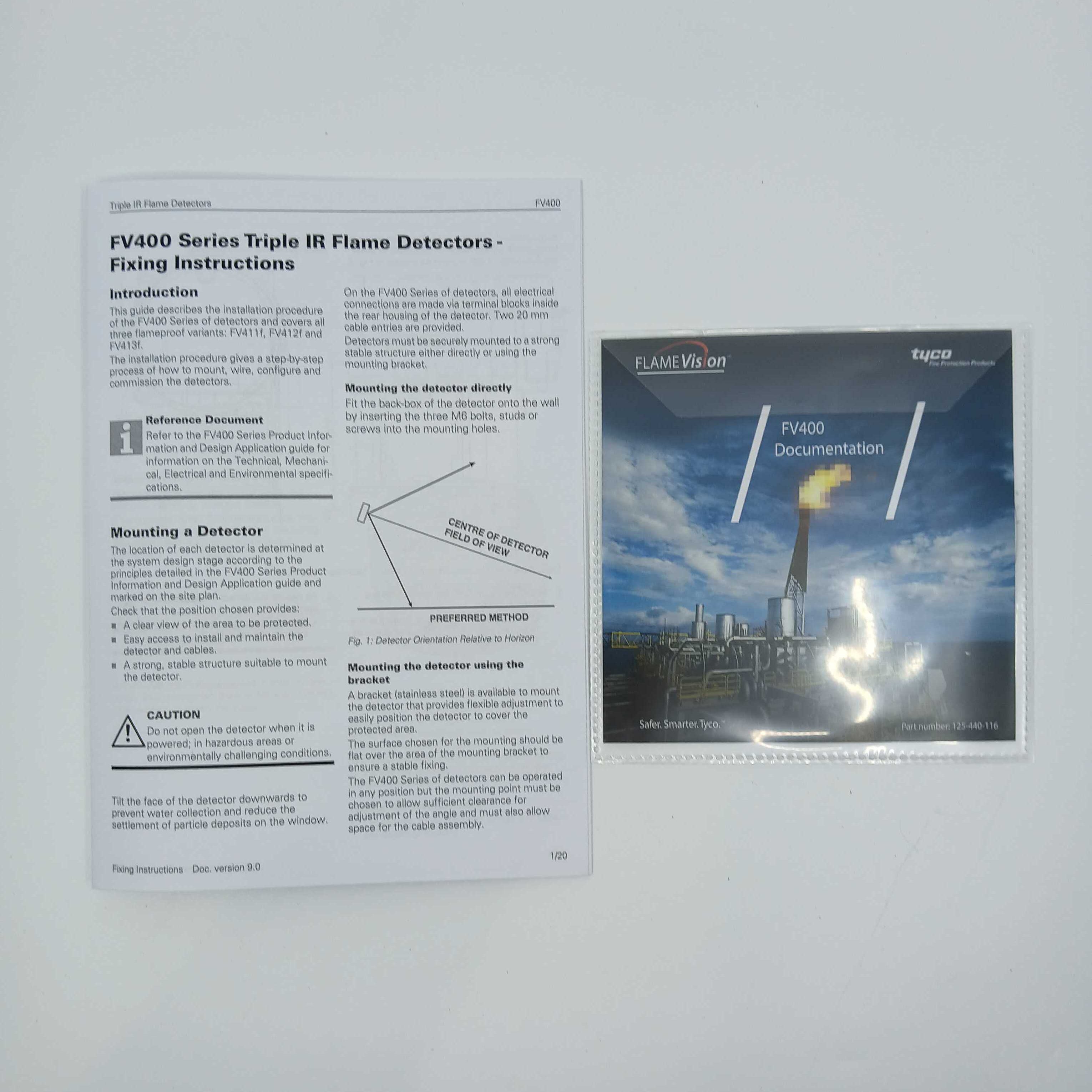 FireClass 516.300.411 FV411F Triple Infrared Flame Detector