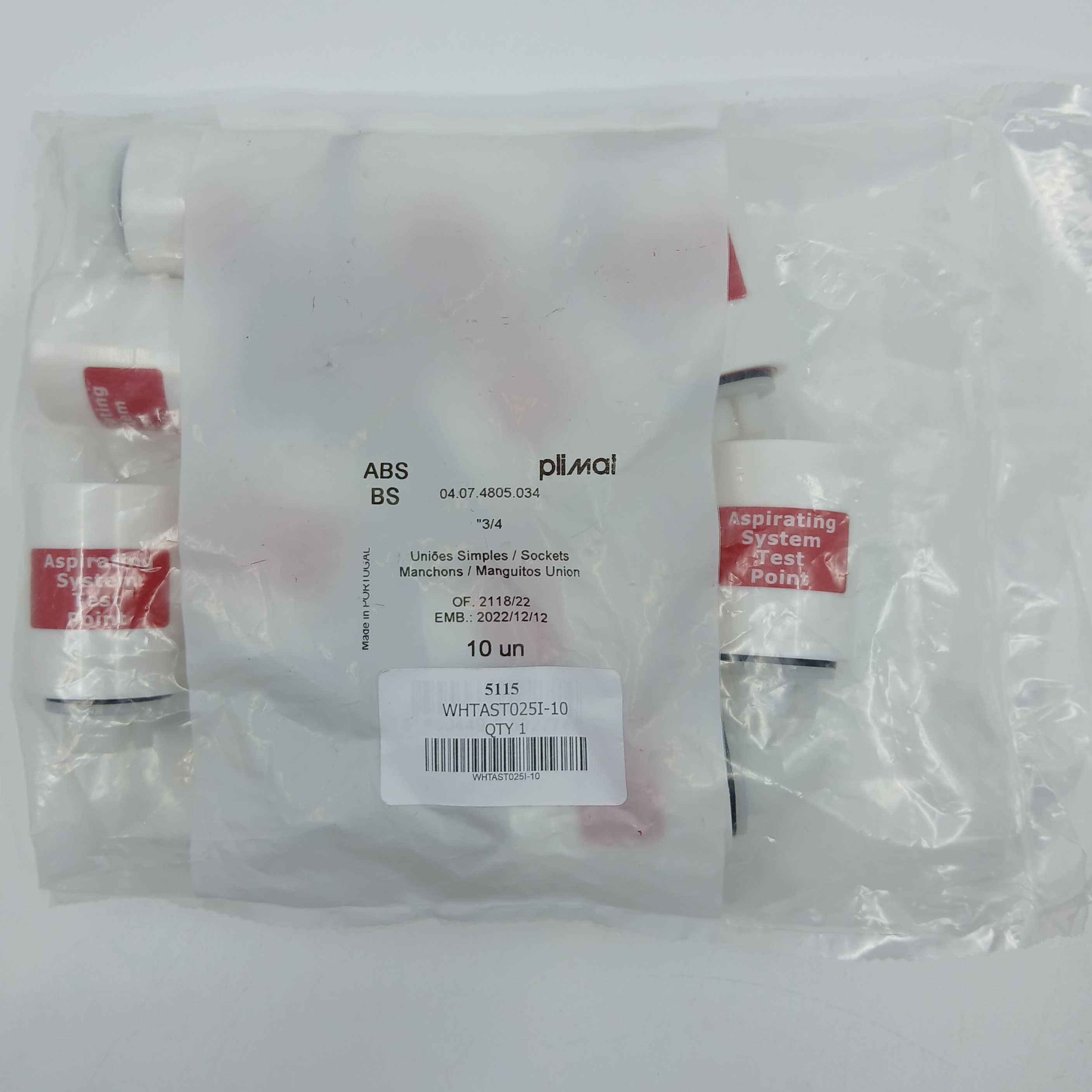 VESDA PIP-018-W White System Test Point Pack of 10 - JEM Systems UK