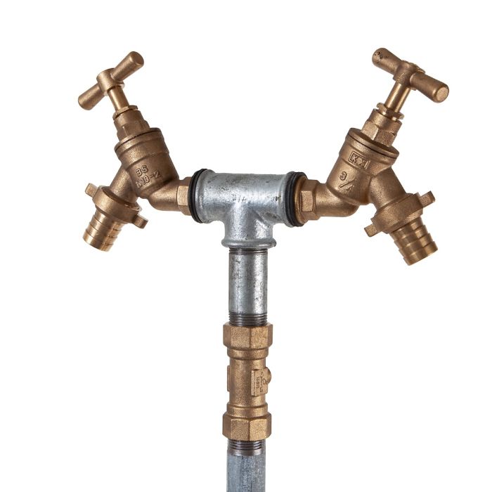Firechief Twin Tap Contractors Standpipe c/w Double Check Valve (SPC2) - JEM Systems UK