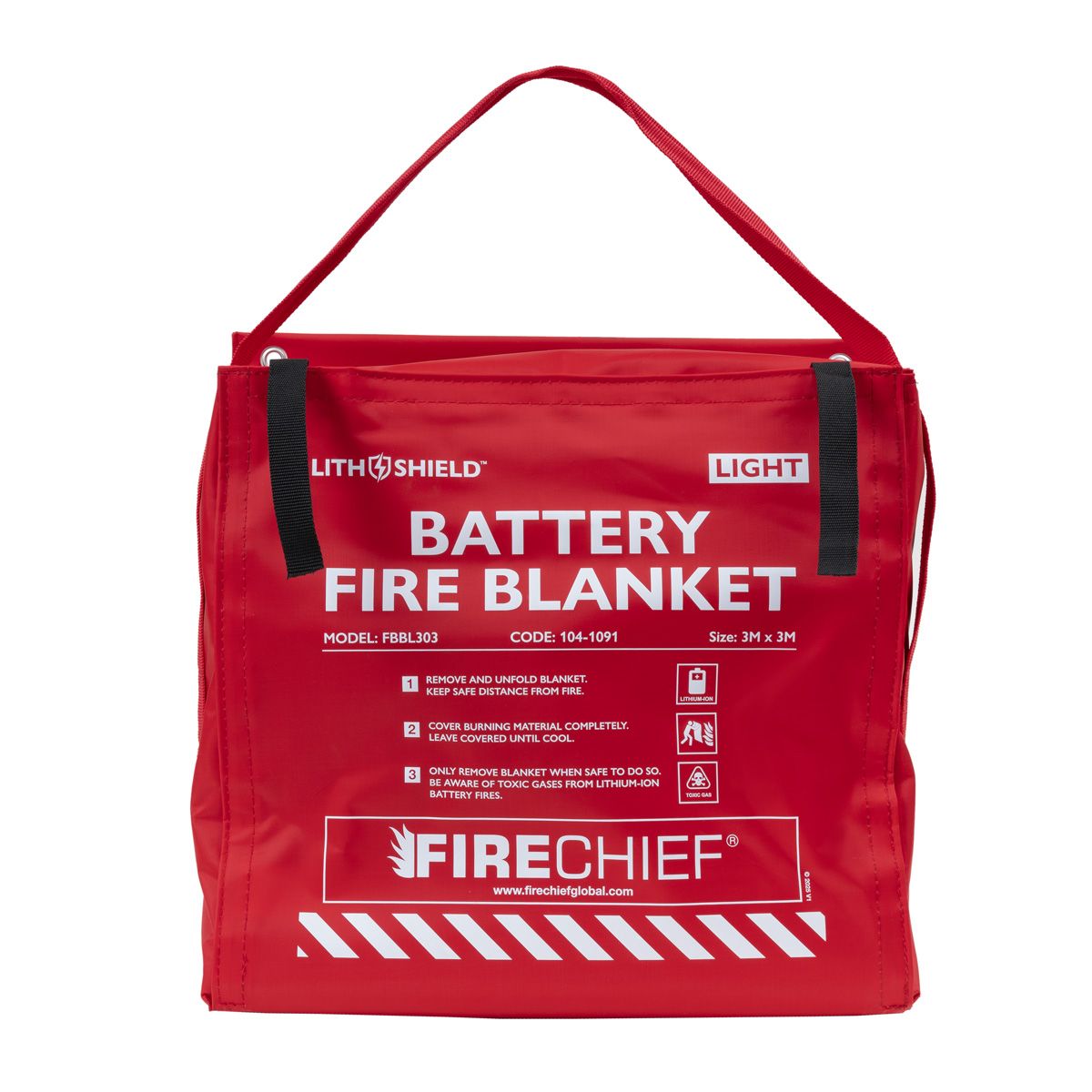 Firechief LithShield Light Battery Fire Blanket 3 x 3m (FBBL303)