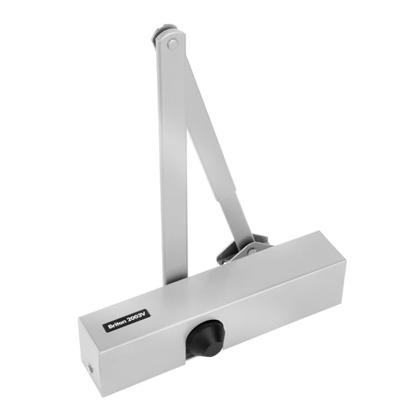 Briton 2003V Overhead Door Closer (Silver) - JEM Systems UK