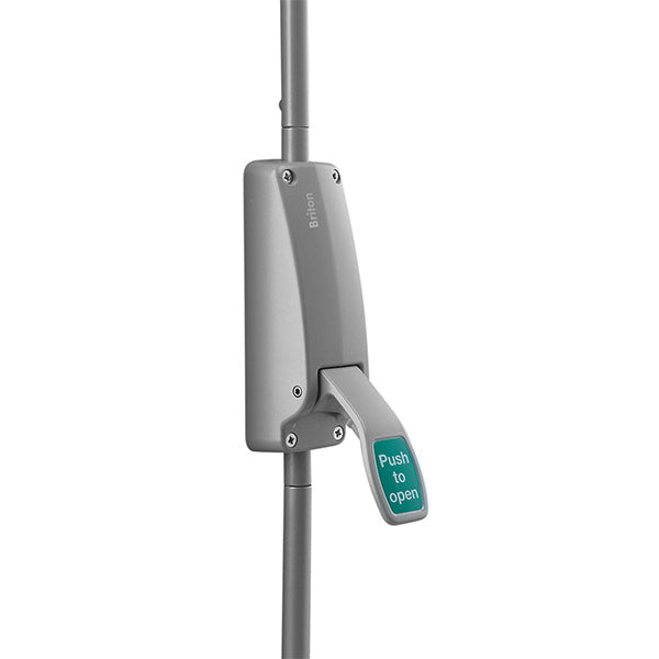 Briton 372 Push Pad Emergency Exit Bolt (Silver) - JEM Systems UK
