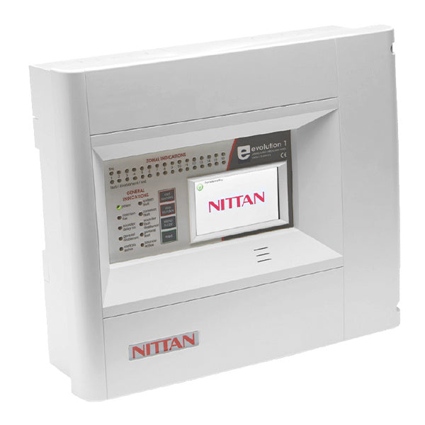 Nittan Evolution 1 Single Loop Touch-Screen Addressable Fire Alarm Panel (evolution1) - JEM Systems UK