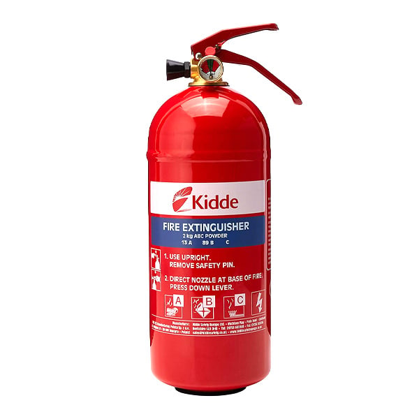 Kidde 2kg Powder Multi-Purpose Fire Extinguisher (PD2G) - JEM Systems UK