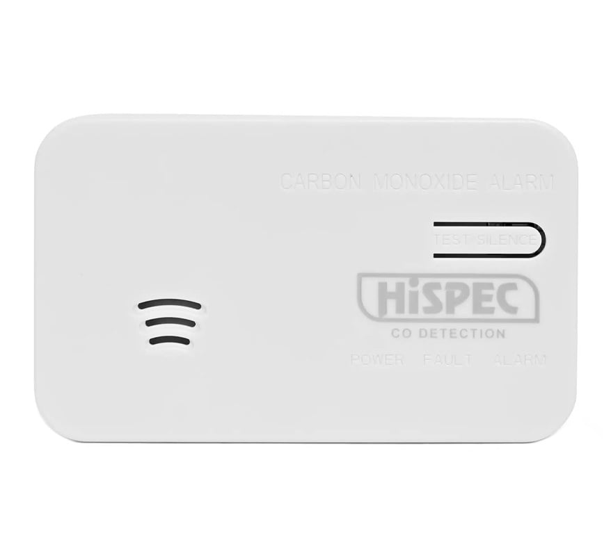 Hispec 10 Year Longlife Battery Carbon Monoxide Alarm (HSA/BC/10) - JEM Systems UK