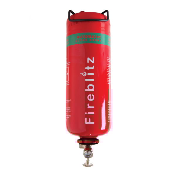 Fireblitz Automatic 2kg Clean Agent Fire Extinguisher - JEM Systems UK