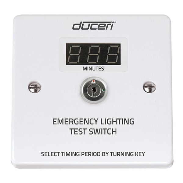 ESP Duceri Digital Auto Emergency Light Test Switch - JEM Systems UK