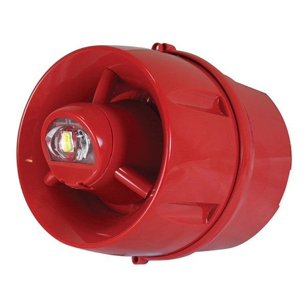 C-TEC Hi-Output IP55 Wall VAD c/w 103dB Sounder - Deep - Red (XP95/Discovery Compatible) (BF433A/CX/DR/65) - JEM Systems UK