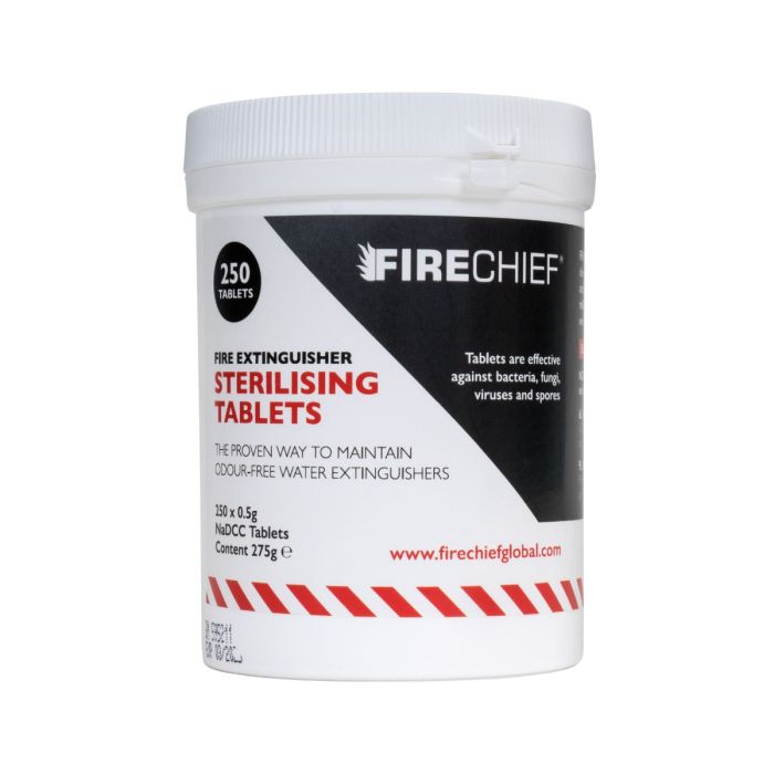 Firechief Sterilising Tablets - Tub of 250 (ECT1) - JEM Systems UK
