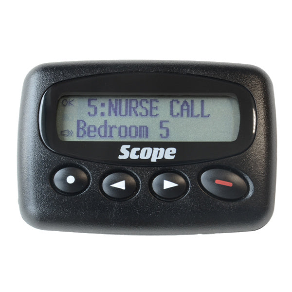 Scope GEO 28 USB Rechargeable Text Pager & Plug-Top Charger (GEO28V3MC) - JEM Systems UK