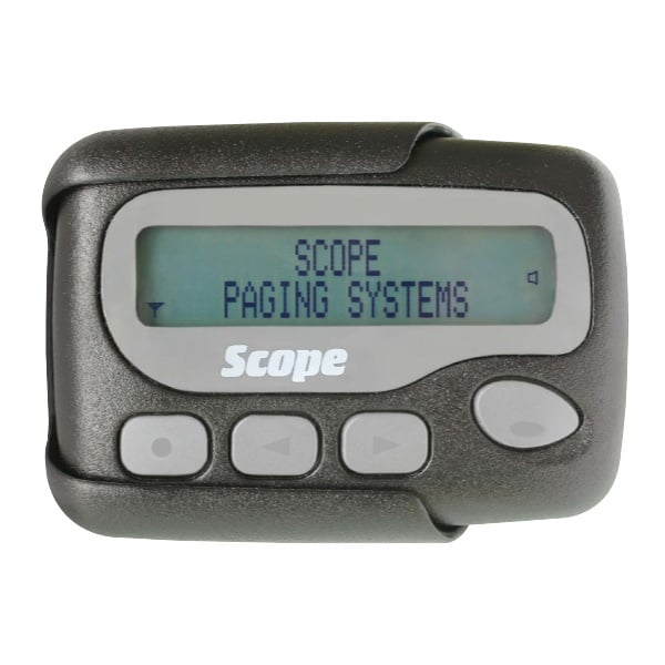 Scope GEO Scribe 40 Character Text Pager (GEO40A10M) - JEM Systems UK