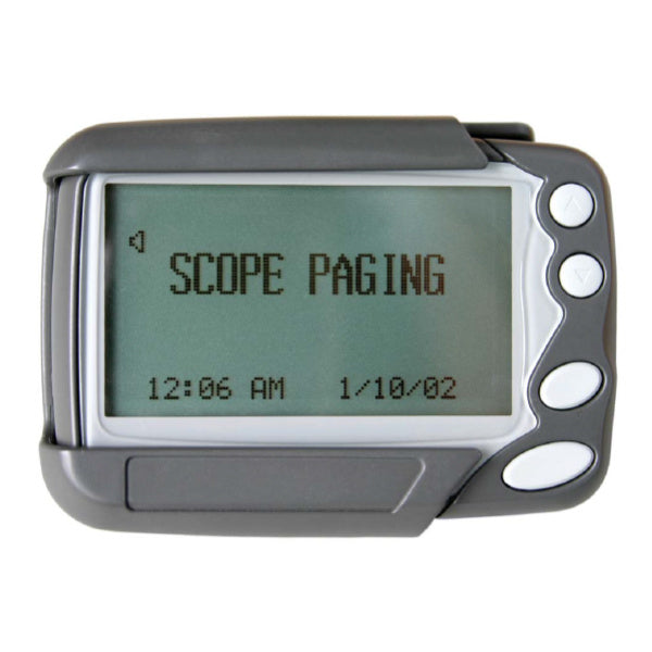 Scope GEO Zoom 4-8 Line Text Pager with Rechargeable Battery (GEO86ZAAM) - JEM Systems UK