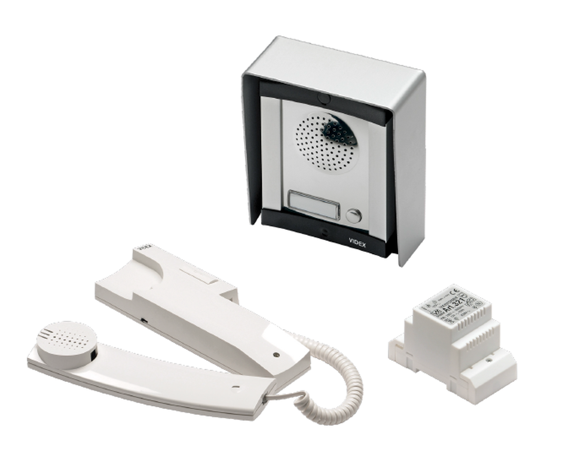 Videx 1 Way Surface 8000 Series Audio Kit (3+1) with 3011 Telephone + 321 PSU