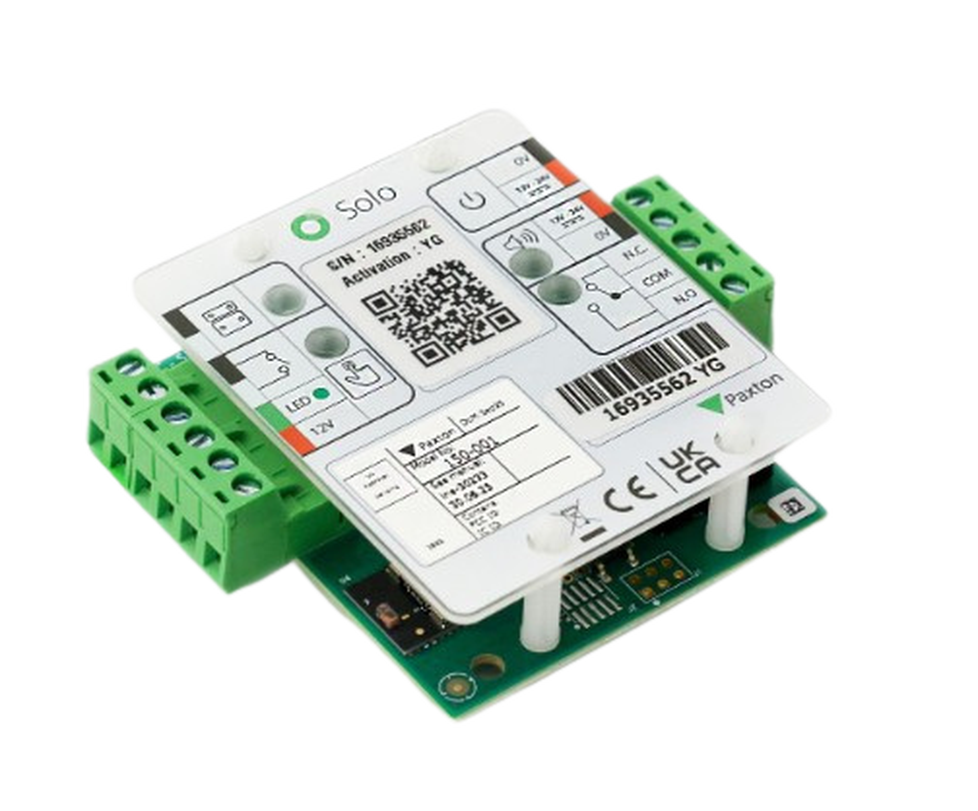 Paxton Solo Controller PCB Only