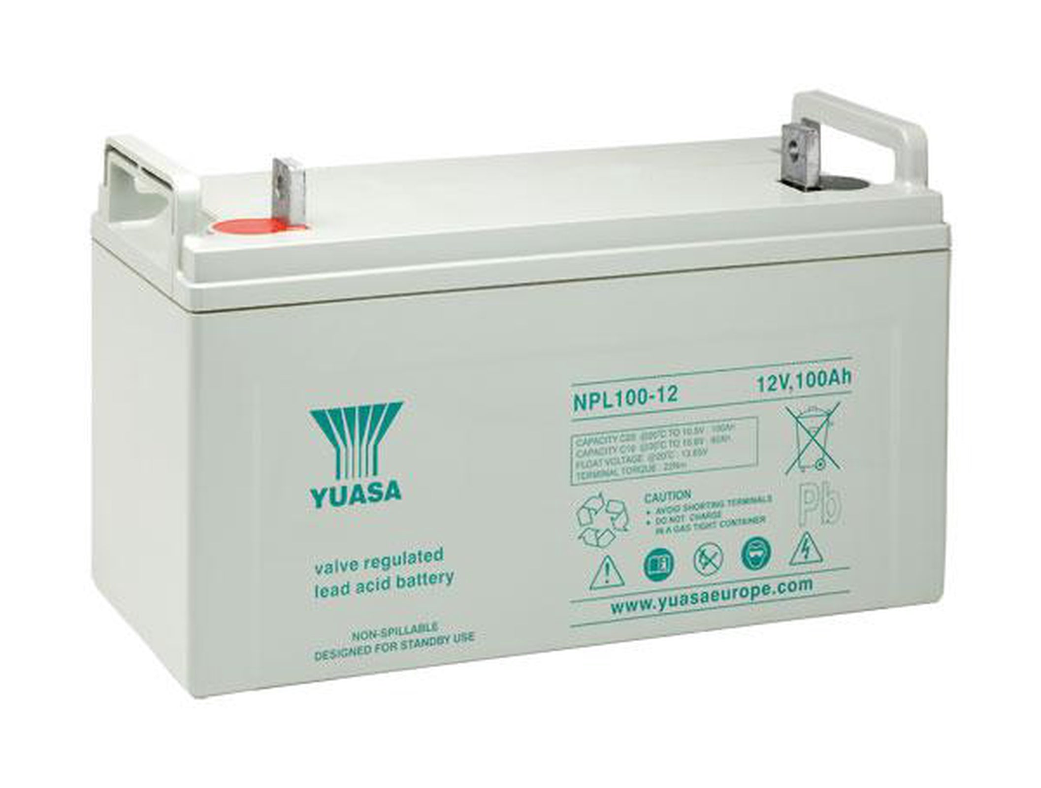 Yuasa 12V 100Ah Industrial VRLA Battery