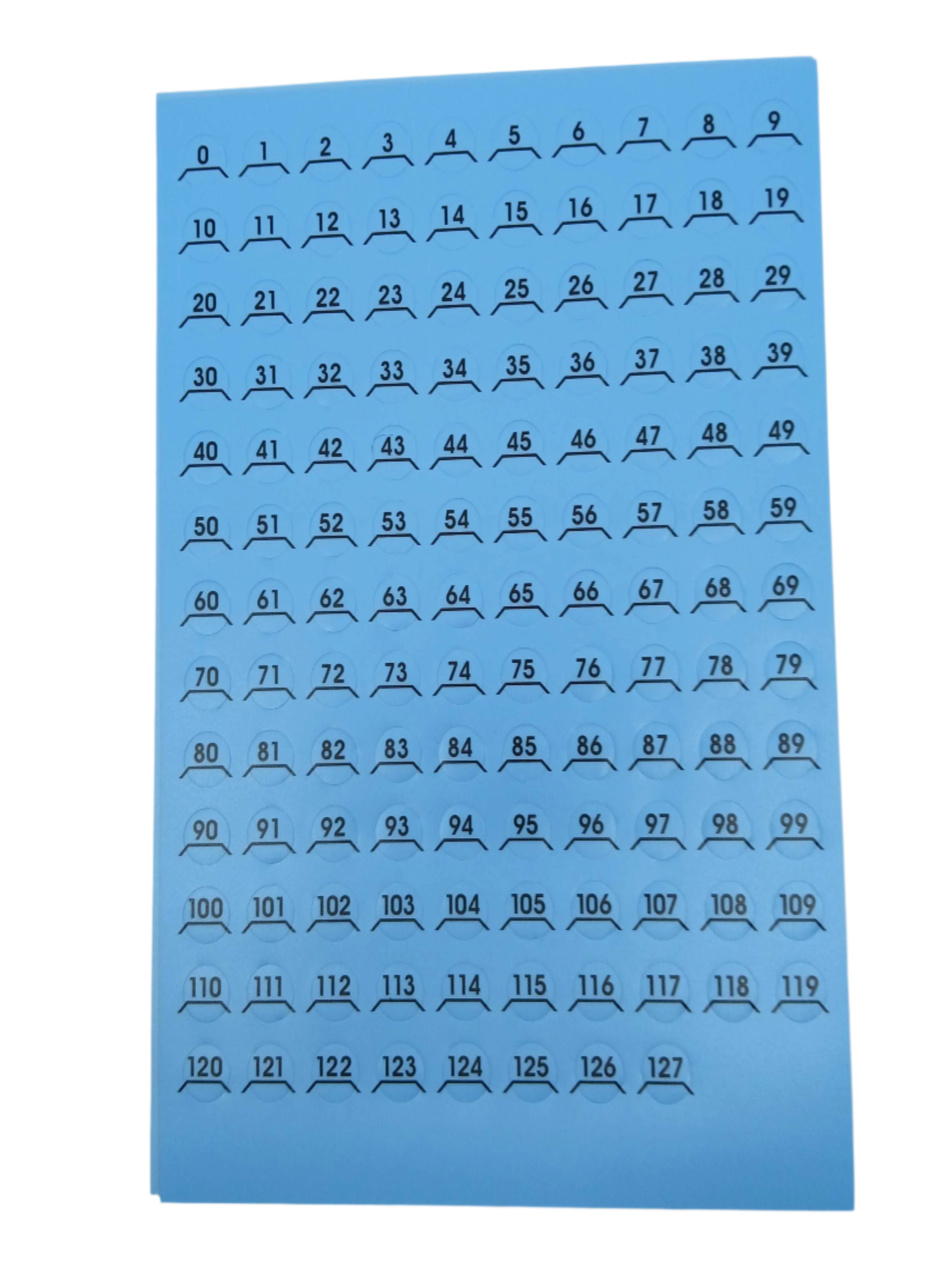 FireClass 599.047.035 Address Labels 1-250 Loop F-Blue - JEM Systems UK