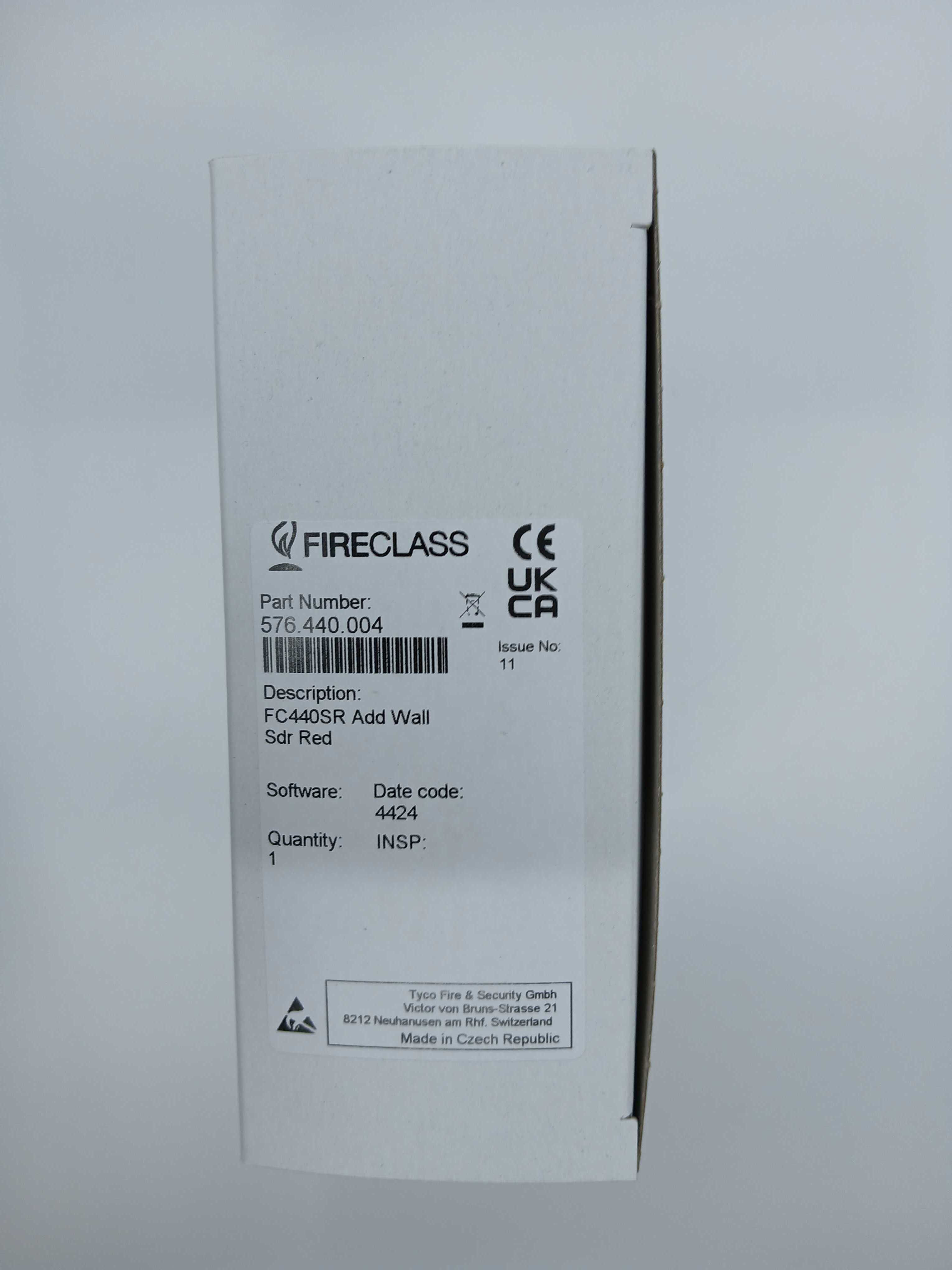 FireClass 576.440.004 FC440SR Addressable Wall Sounder Red - JEM Systems UK