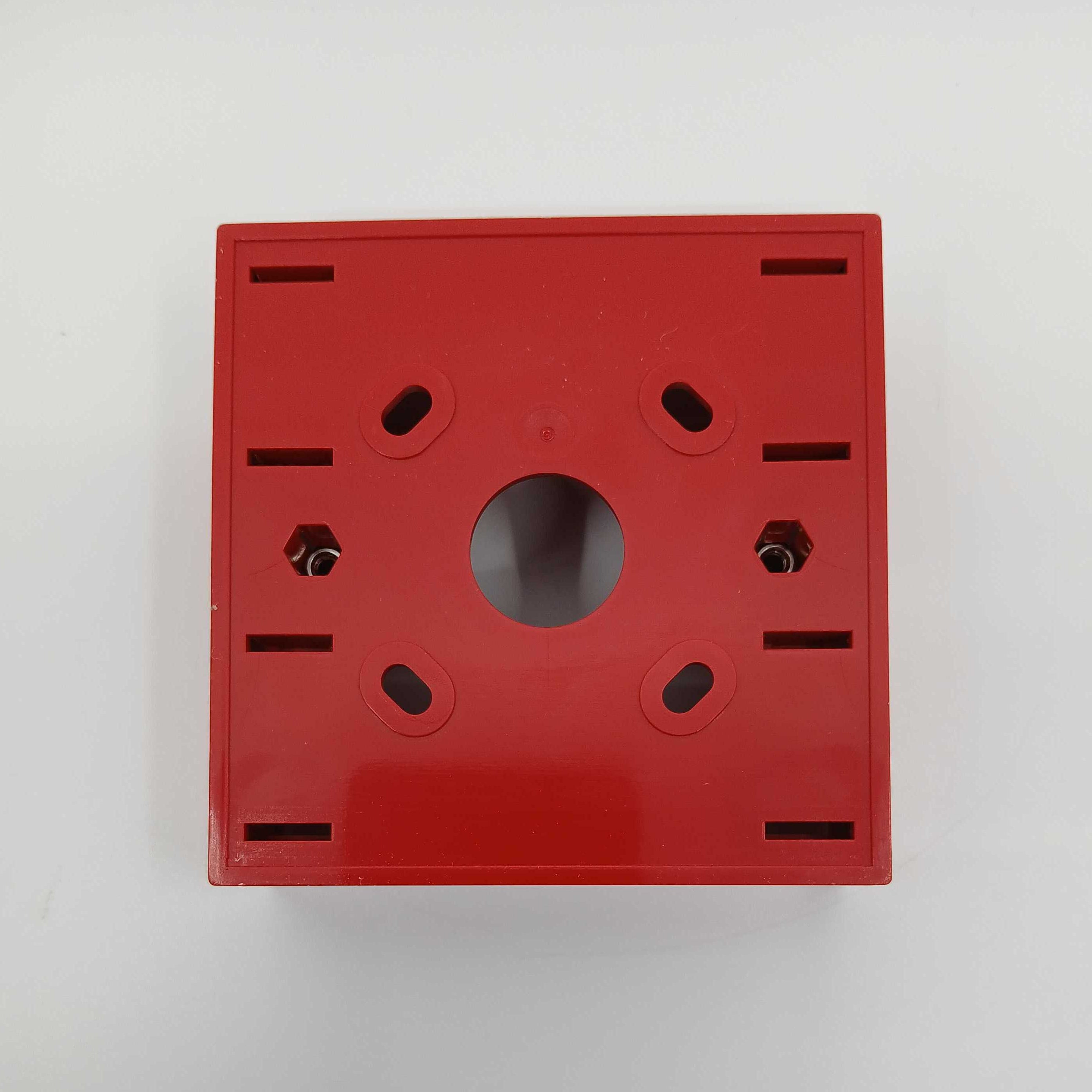 FireClass 515.001.021 Standard Back Box for Manual Call Point - Red