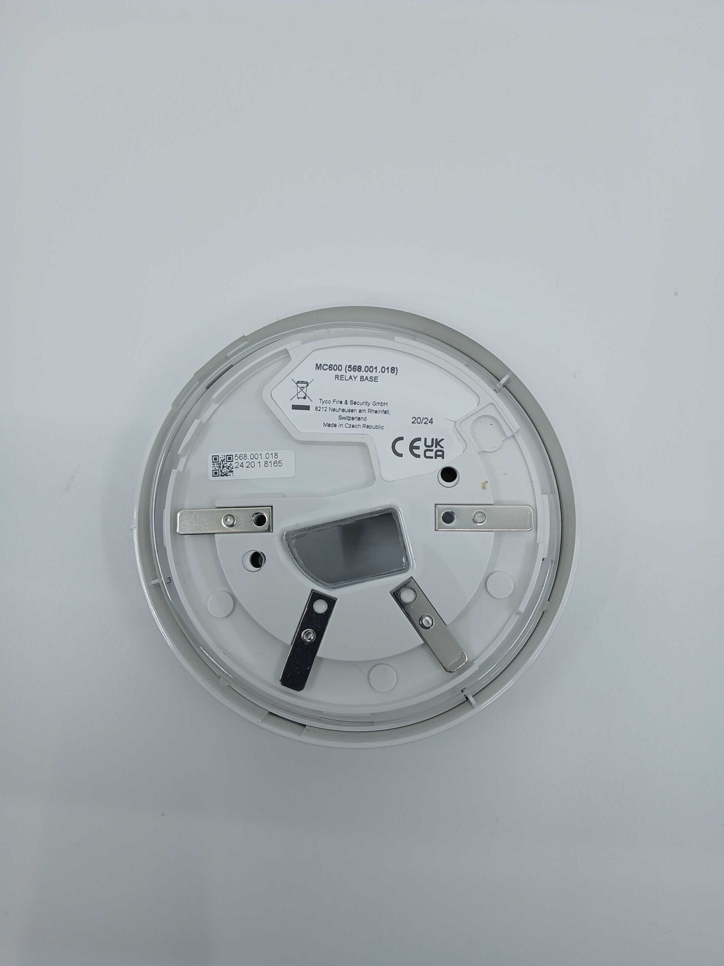 FireClass 568.001.018 MC600 Conventional Relay Base, White - JEM Systems UK