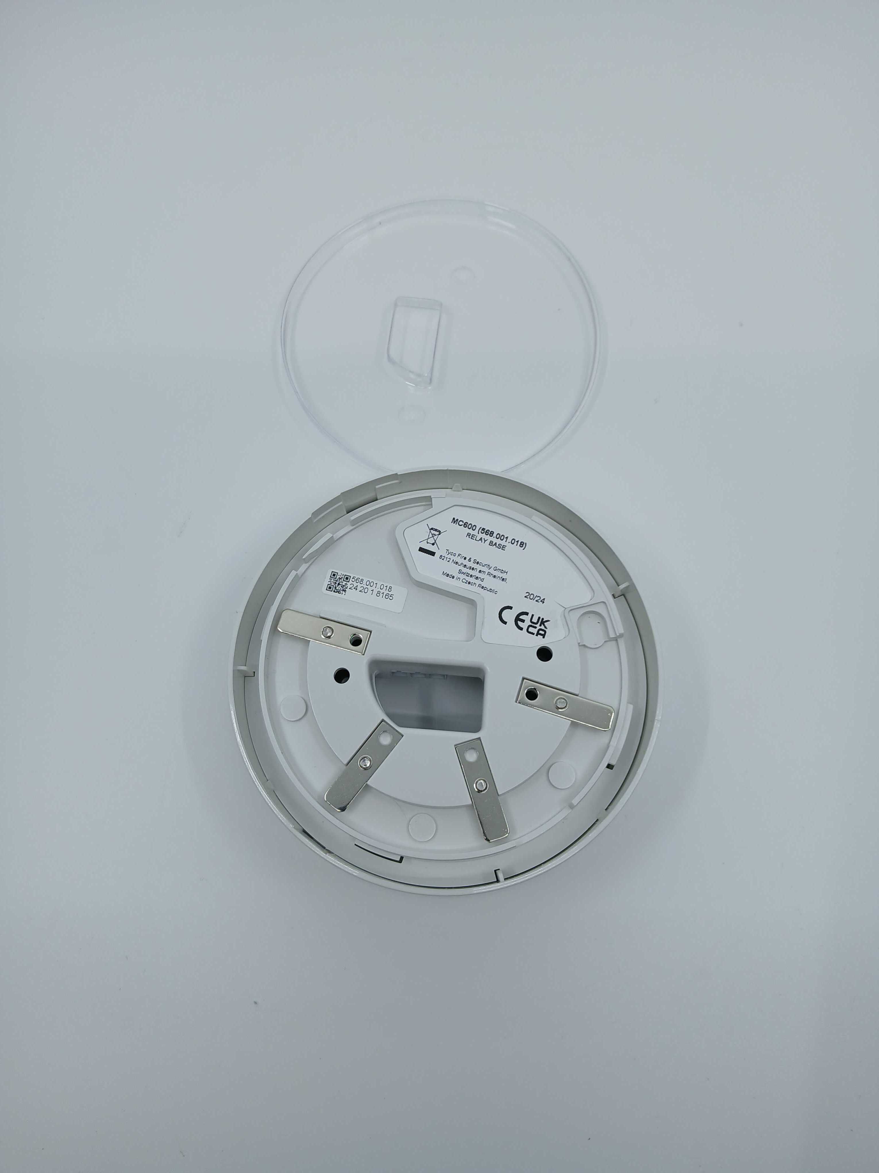 FireClass 568.001.018 MC600 Conventional Relay Base, White - JEM Systems UK