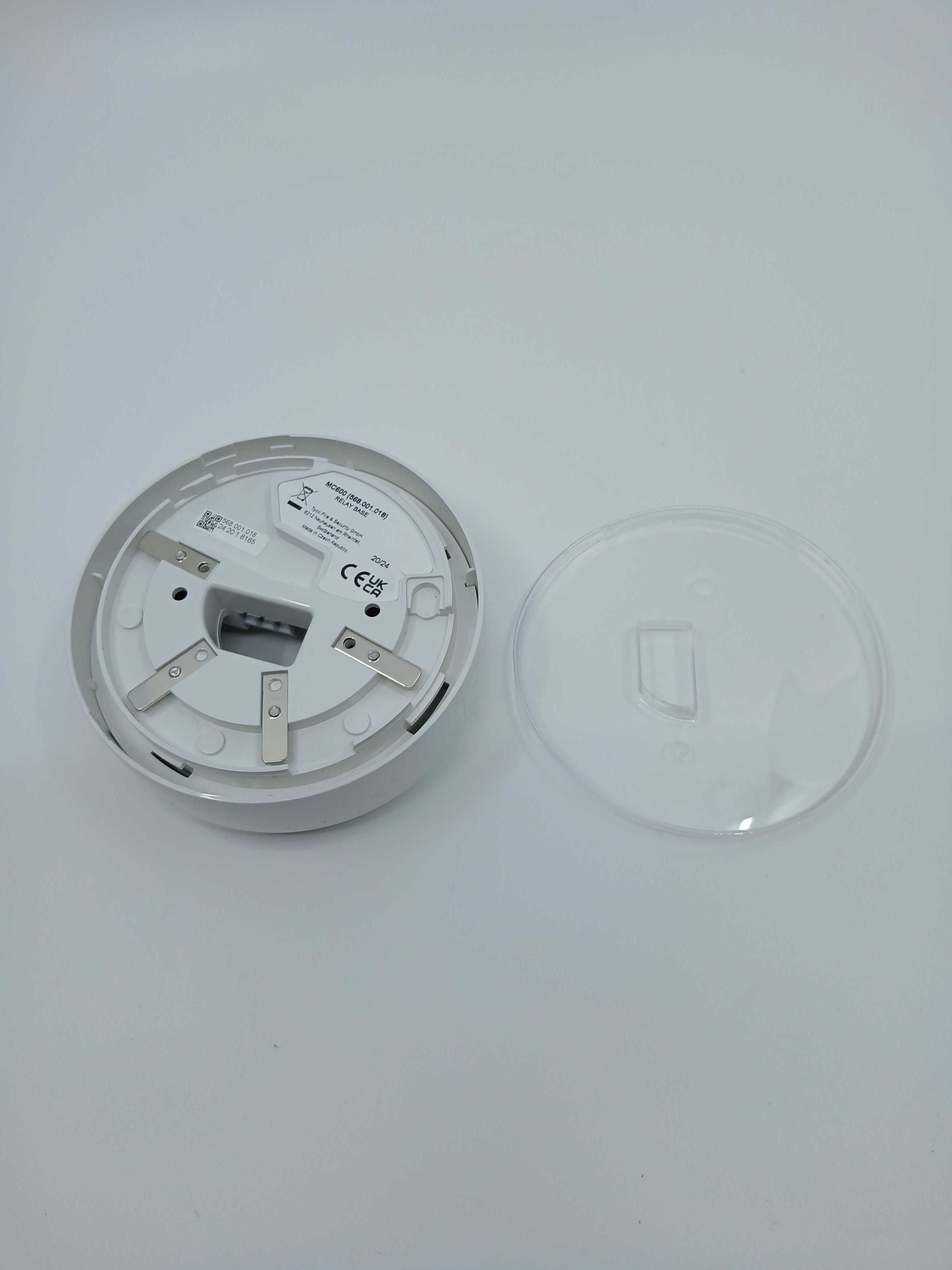 FireClass 568.001.018 MC600 Conventional Relay Base, White - JEM Systems UK