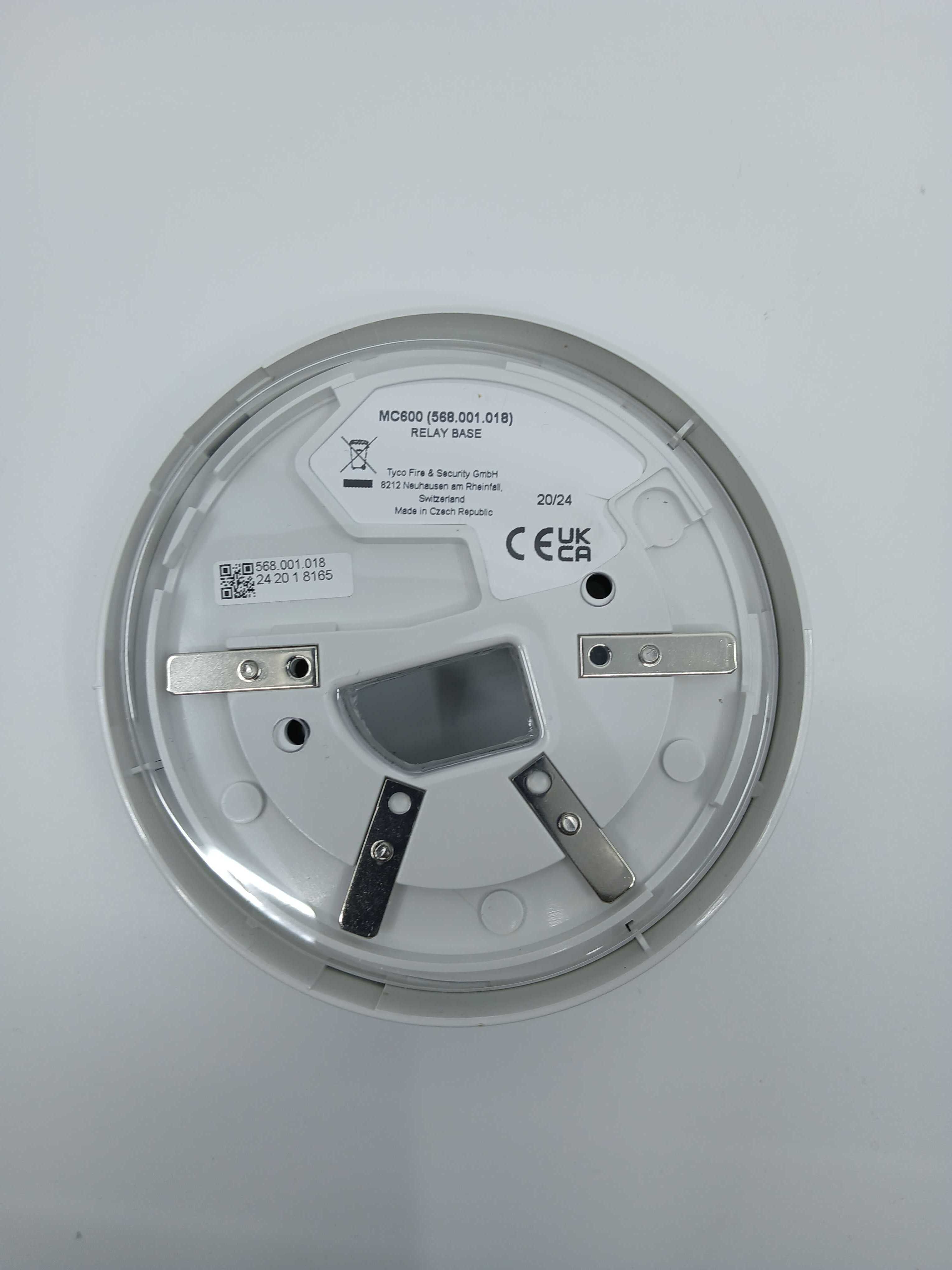 FireClass 568.001.018 MC600 Conventional Relay Base, White - JEM Systems UK