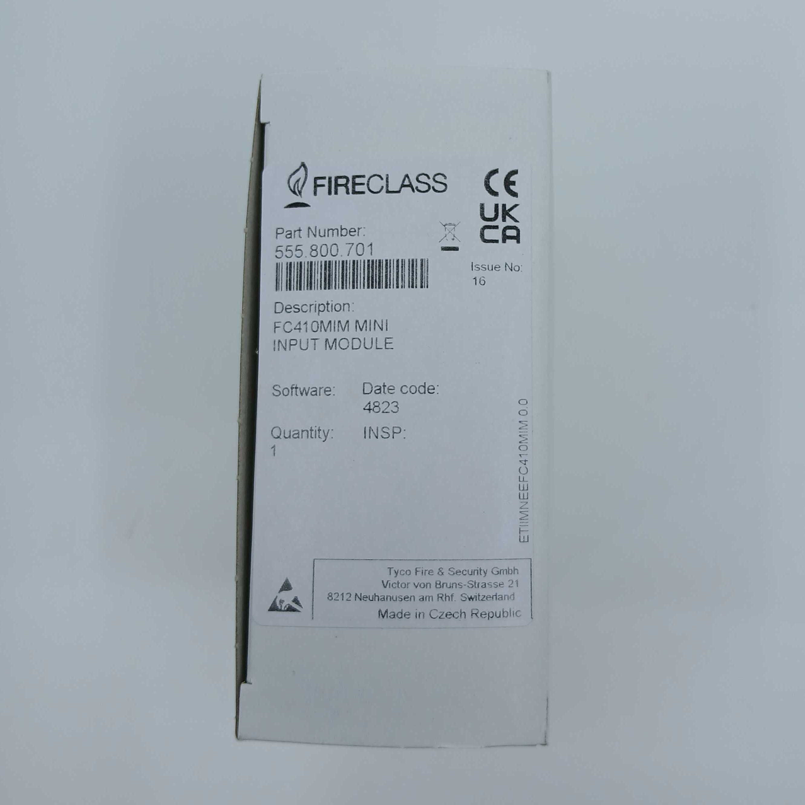 FireClass 555.800.701 FC410MIM Addressable Mini Input Module - JEM Systems UK