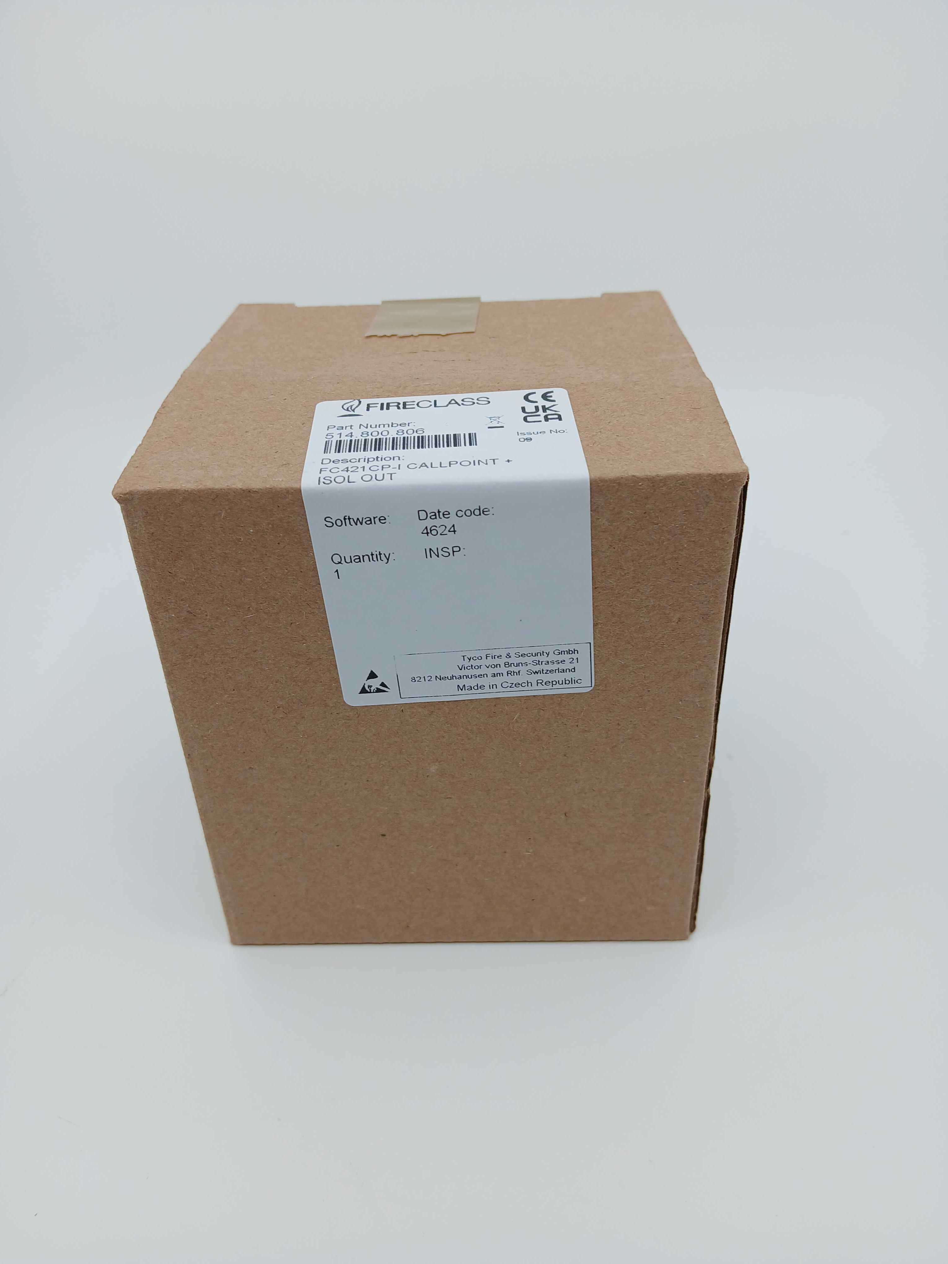 FireClass 514.800.806 FC421CP-I Outdoor Call Point with Isolator - JEM Systems UK