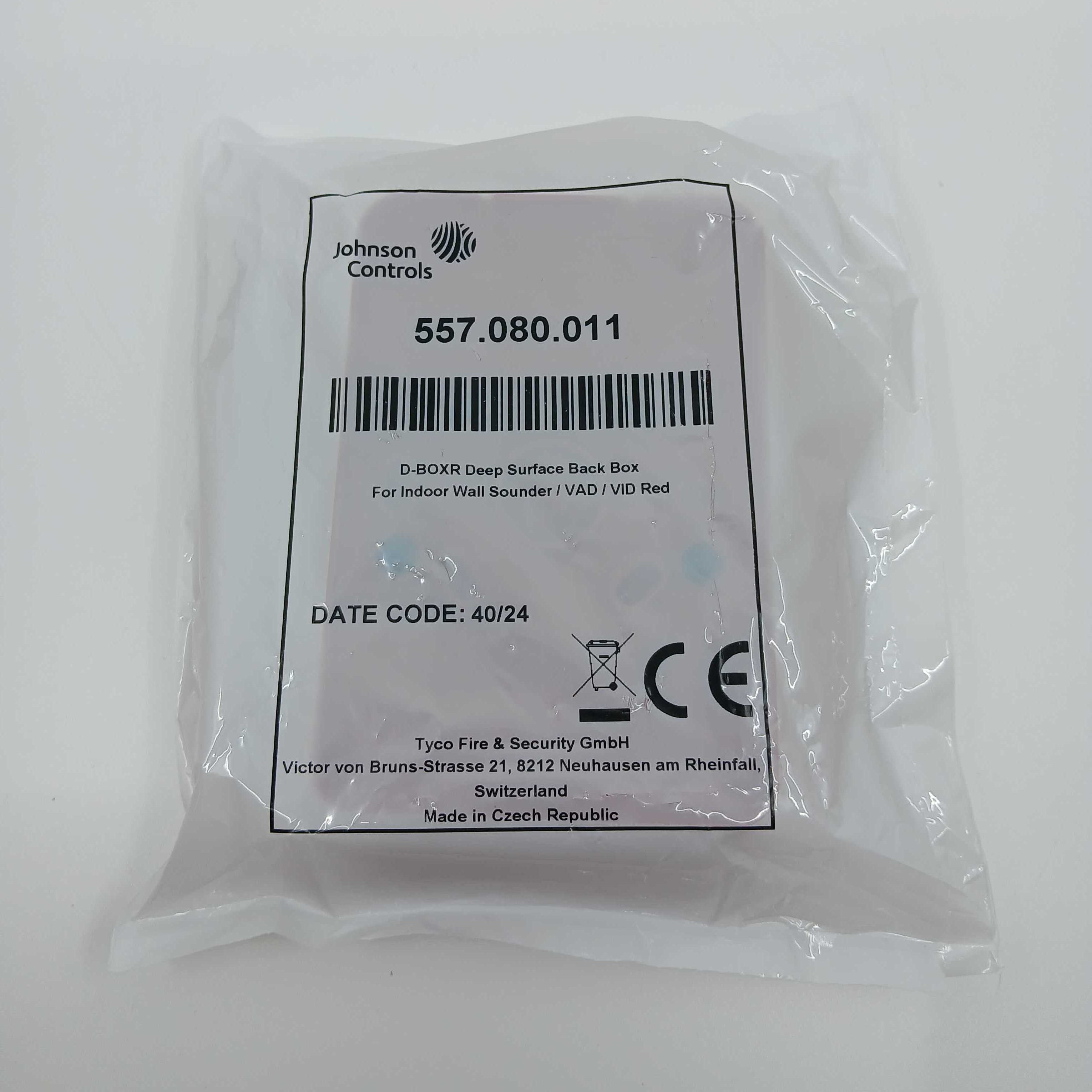 FireClass 557.080.011 Deep Surface Back Box - Red - JEM Systems UK